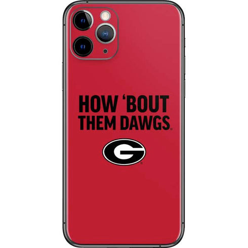 University of Georgia How Bout Them Dawgs iPhone 11 Pro Skin